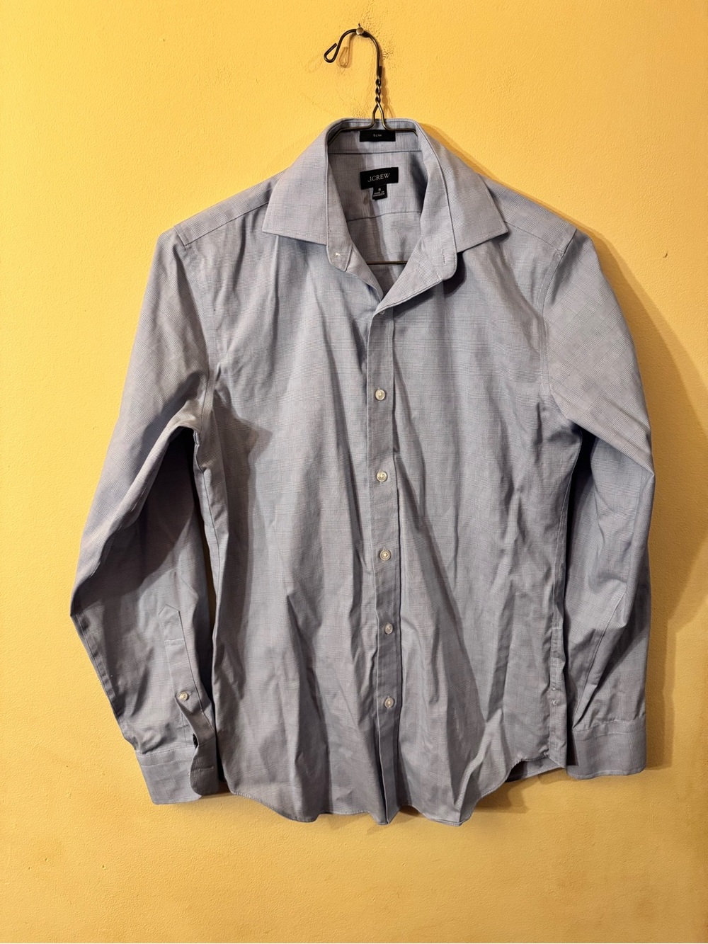 J Crew Men’s Ludlow Dress Shirt, Slim Small